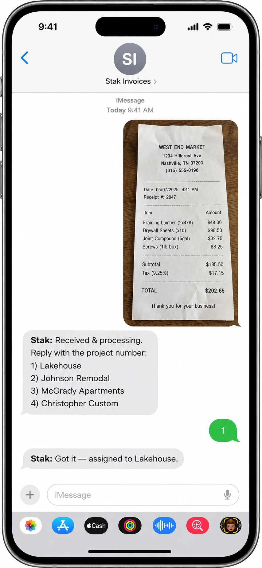 Snap it. Text it. Assigned.